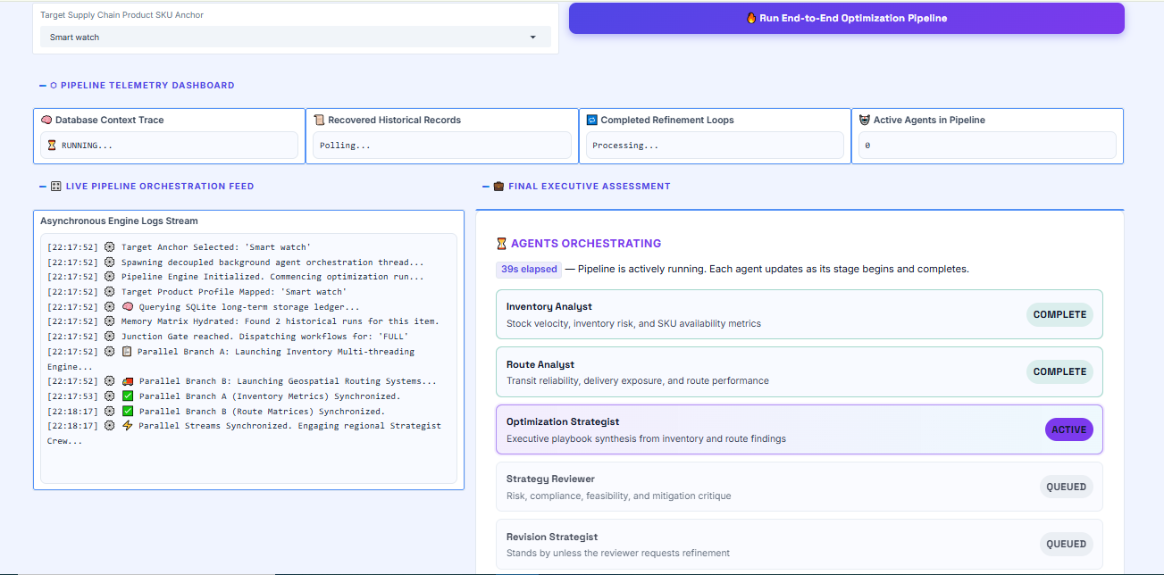 Multi-Agent Supply Chain Walkthrough